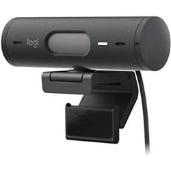Logitech BRIO 505 Webcam - 4 Megapixel - 60 fps - Graphite - USB Type C - 1920 x 1080 Video - Auto-focus - 4x Digital Zoom - Microphone - Notebook Display Screen Monitor